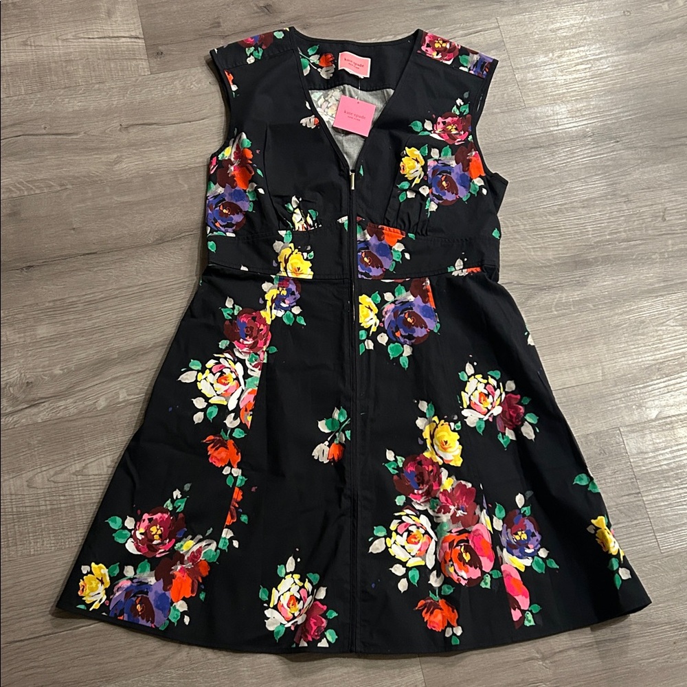 KATE SPADE | rare roses poplin dress - Picture 3 of 16